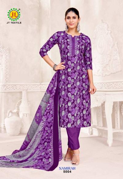 Jt namirah vol-5 cotton dress material wholesale  - wholesale export